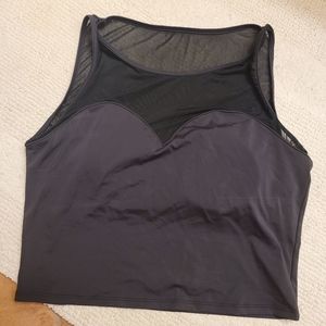 Kortni Jeane Mesh Swim Top